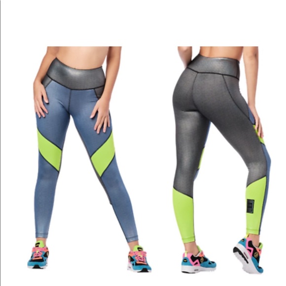 NW ZUMBA HOPE HIGH WAISTED LEGGINGS SZ XS - Picture 1 of 5